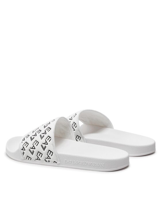 EA7 Emporio Armani EA7 Emporio Armani Šľapky XCP010 XK340 Q306 Biela