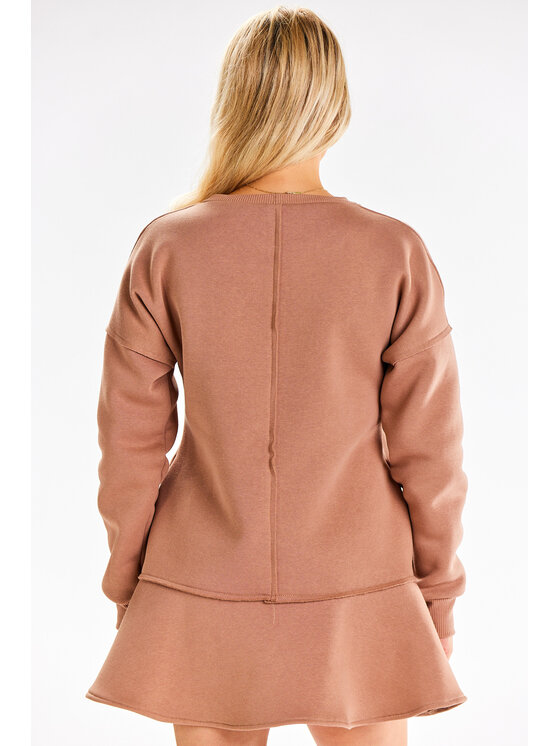 Infinite You Infinite You Úpletové šaty M330 Béžová Basic Fit