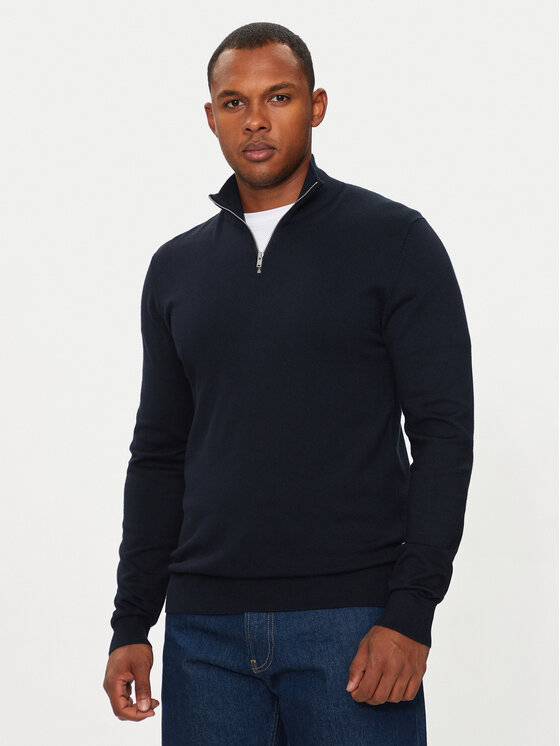 Lindbergh Lindbergh Sweater 30-800173 Sötétkék Slim Fit