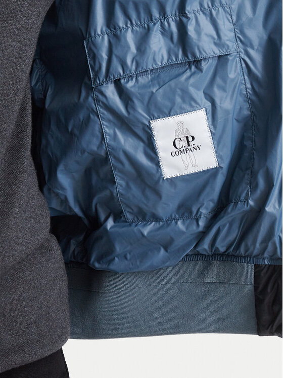 C.P. Company C.P. Company Vatovaná bunda 21CMOW751A110416A Modrá Regular Fit