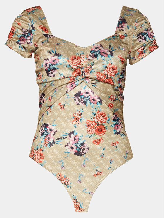 Guess Guess Bodi Ss Heart Nk Clara W4RP37 KBEM0 Šarena Slim Fit