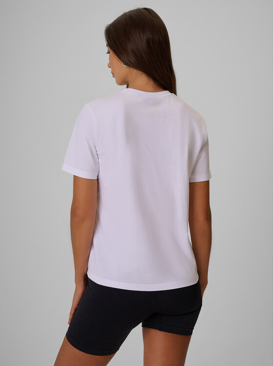 4F 4F T-Shirt OCEANS KEEPERS Biały Regular Fit