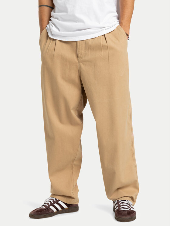 Quiksilver Quiksilver Cargo kalhoty Urban Chill EQYNP03327 Béžová Oversize