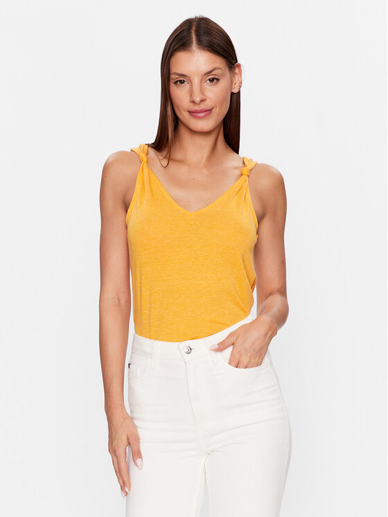 Vero Moda Blūze Marijune 10281931 Oranžs Regular Fit