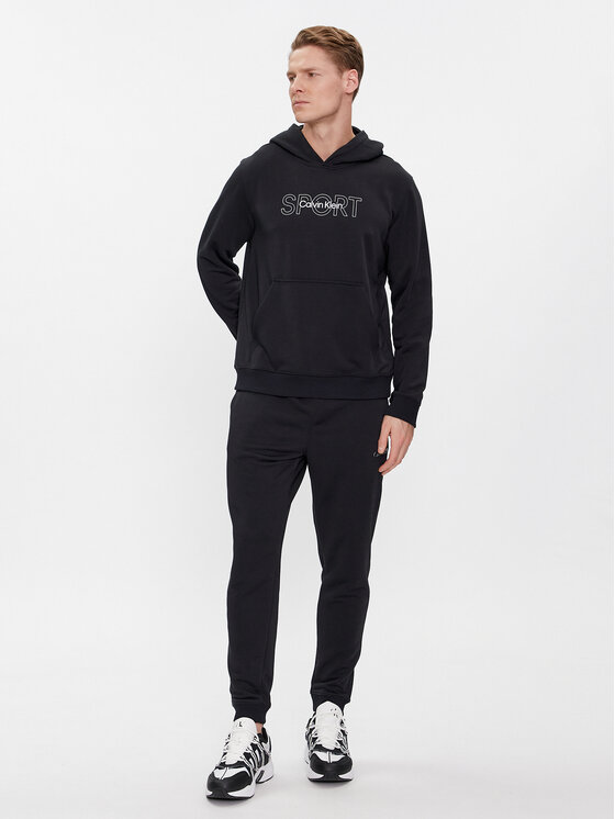 Calvin Klein Performance Calvin Klein Performance Bluza Graphic 00GMS4W339 Czarny Regular Fit