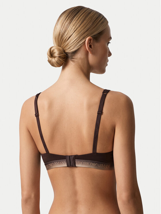 Emporio Armani Underwear Emporio Armani Underwear Бюстгальтер бралетт EW000435 AF25572 U6279 Темно-коричневий