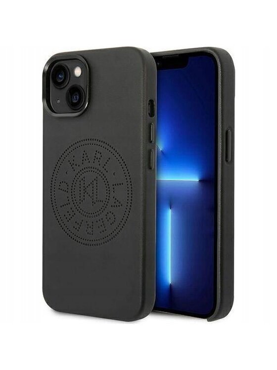 KARL LAGERFELD KARL LAGERFELD Etui na telefon Perforated Logo Czarny