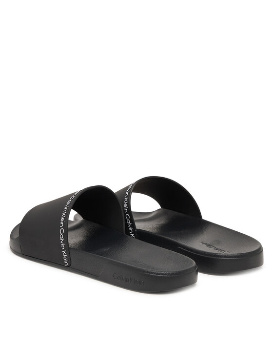 Calvin Klein Calvin Klein Pantoletten Ess Slide Institutional Cv HM0HM02108 Schwarz