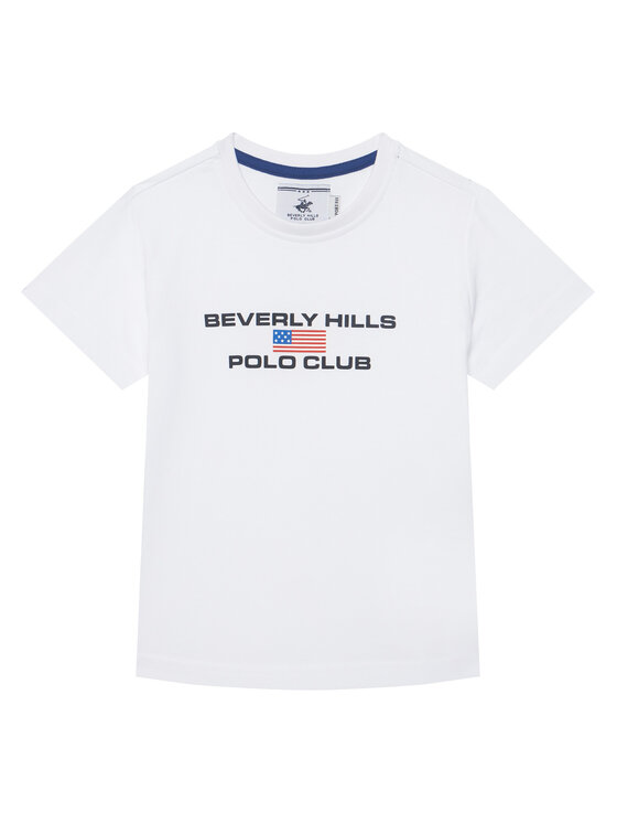 Beverly Hills Polo Club Beverly Hills Polo Club Póló P-SS26B-TS0132 Fehér Regular Fit