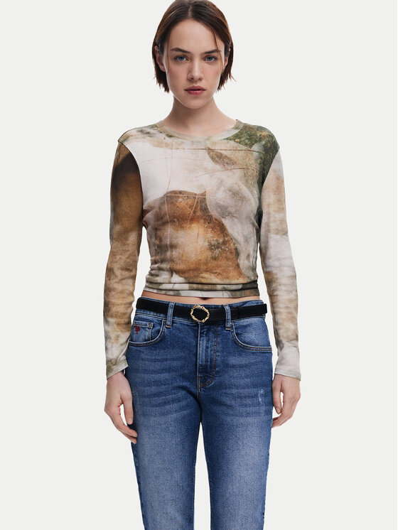 Desigual Desigual Ζώνη Γυναικεία 25SARL30 Μαύρο