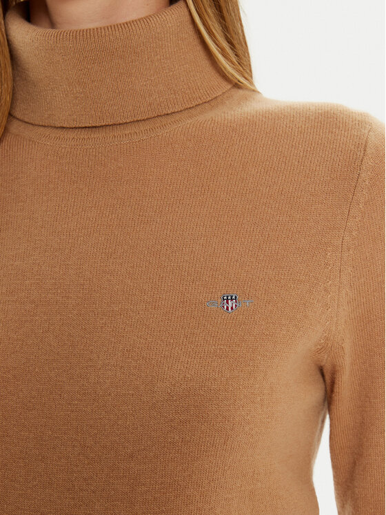 Gant Gant Rollkragenpullover 4805263 Beige Regular Fit