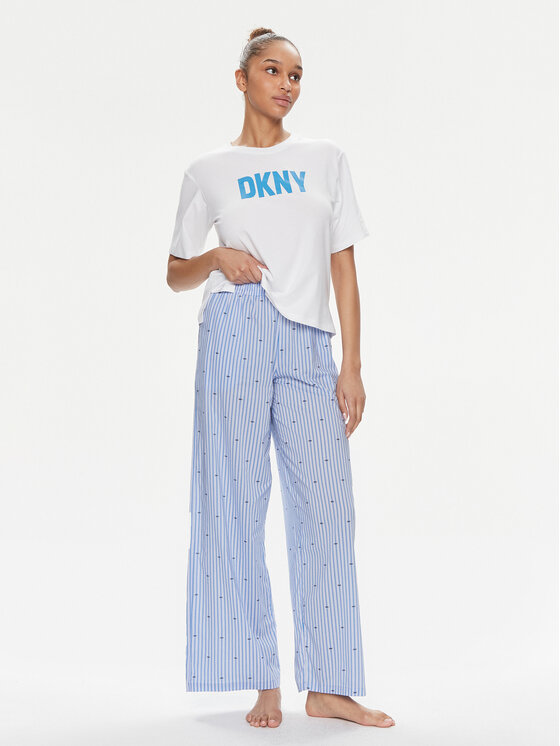 DKNY Pidžama YI70008 Zils Regular Fit