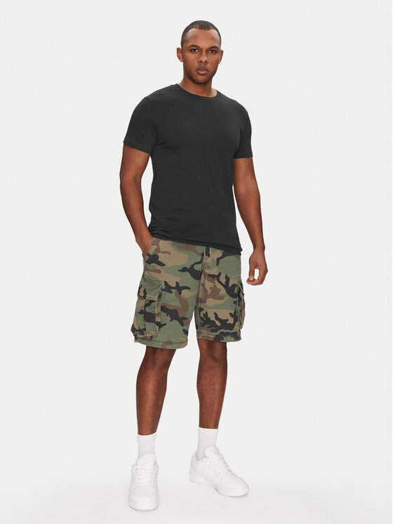 Gap Gap Set od 3 majice 701127-00 Crna Regular Fit