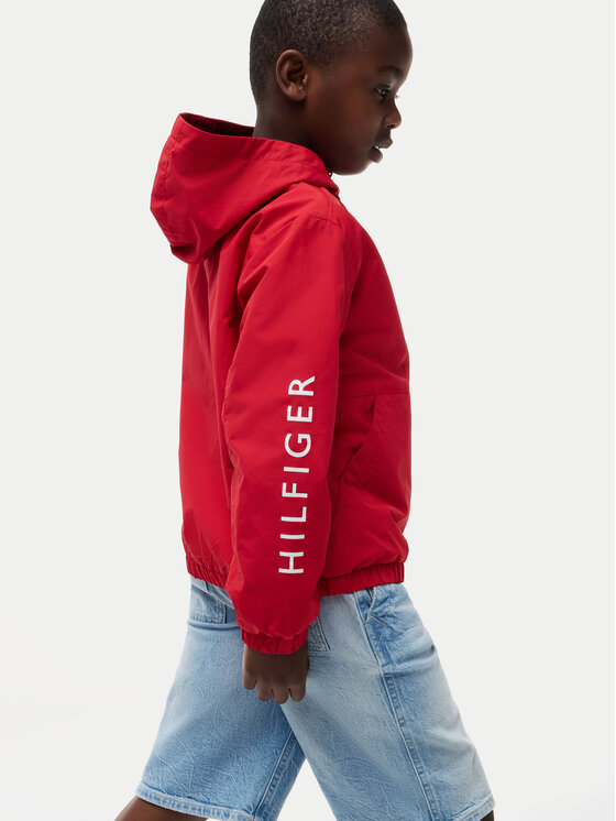 Tommy Hilfiger Tommy Hilfiger Giacca a vento Windbreaker KB0KB10587 Rosso Regular Fit