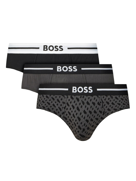 BOSS BOSS Набір з 3 пар сліпів 50531706 Сірий
