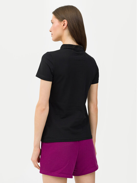 4F 4F Polo 4FWSS24TPTSF132 Czarny Slim Fit
