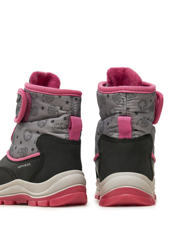 Geox Geox Μπότες Χιονιού B Flanfil Girl B Abx B263WG 0BCMN C9235 M Μαύρο