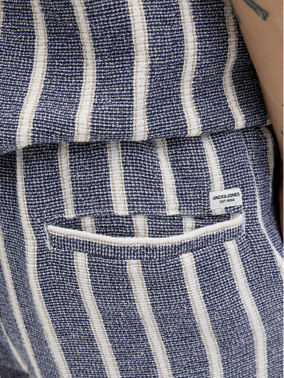 Jack&Jones Jack&Jones Kratke hlače iz tkanine Jaiden 12274413 Modra Relaxed Fit