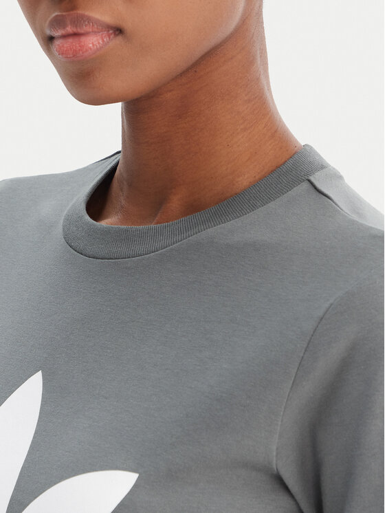 adidas adidas T-Shirt adicolor Classics Trefoil GN2903 Grau Regular Fit