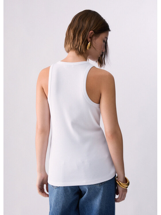 Liu Jo Liu Jo Top WF6376J482211111 Biały Regular Fit