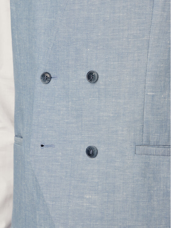 HUGO HUGO Obleka Arti/Hesten242V1X 50559671 Modra Extra Slim Fit