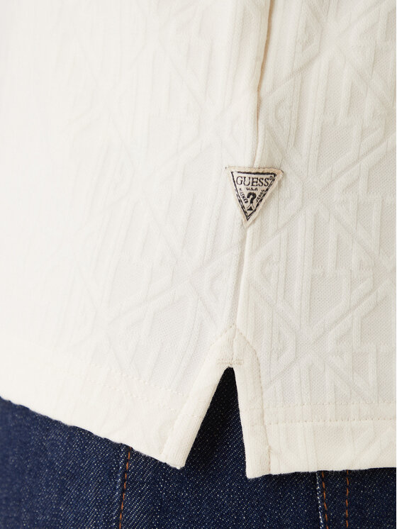 Guess Guess Polo M6RP05 KD181 Écru Regular Fit