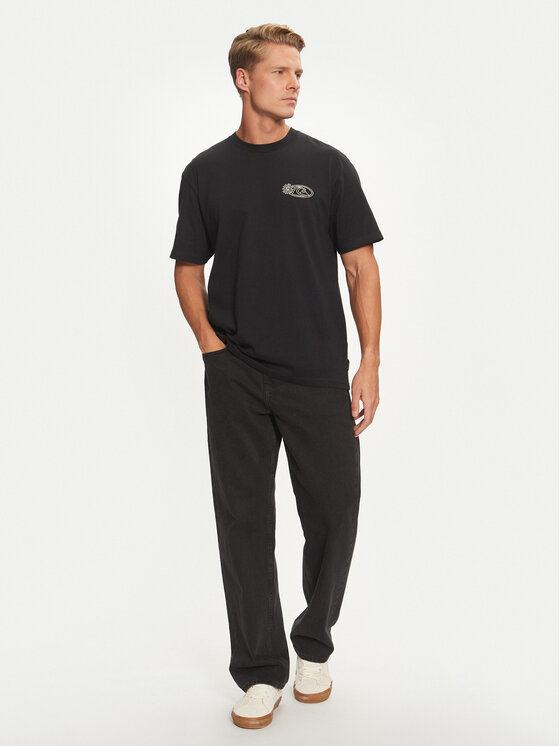 Quiksilver Quiksilver T-shirt Right Point AQYZT09905 Nero Regular Fit