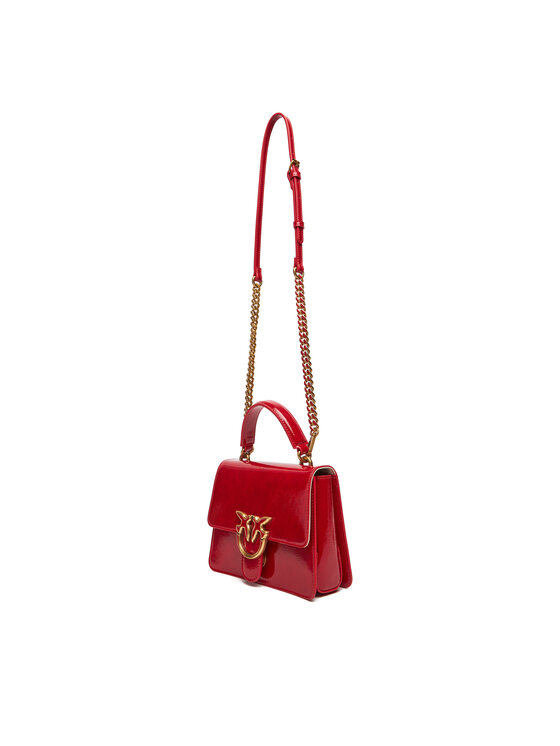 PINKO PINKO Torbica Love One Top Handle Mini Light PE 25 PLTT 100071 A1UV Crvena