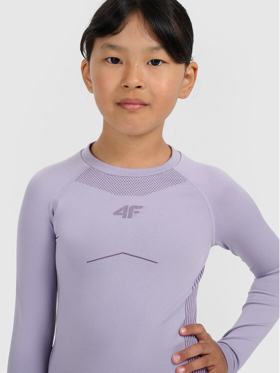 4F 4F Komplet bielizny termoaktywnej SKI UNDERWEAR Fioletowy
