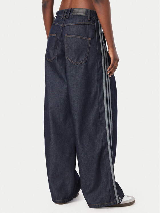adidas adidas Jeansy Adibreak Mid Rise Wide Leg Denim Pant KT2650 Niebieski Wide Leg
