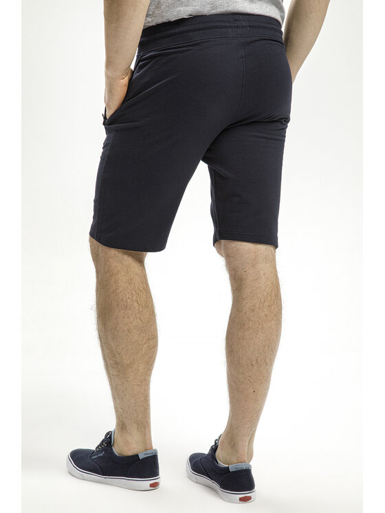 Cross Jeans Cross Jeans Szorty sportowe 49058-001 Granatowy Regular Fit