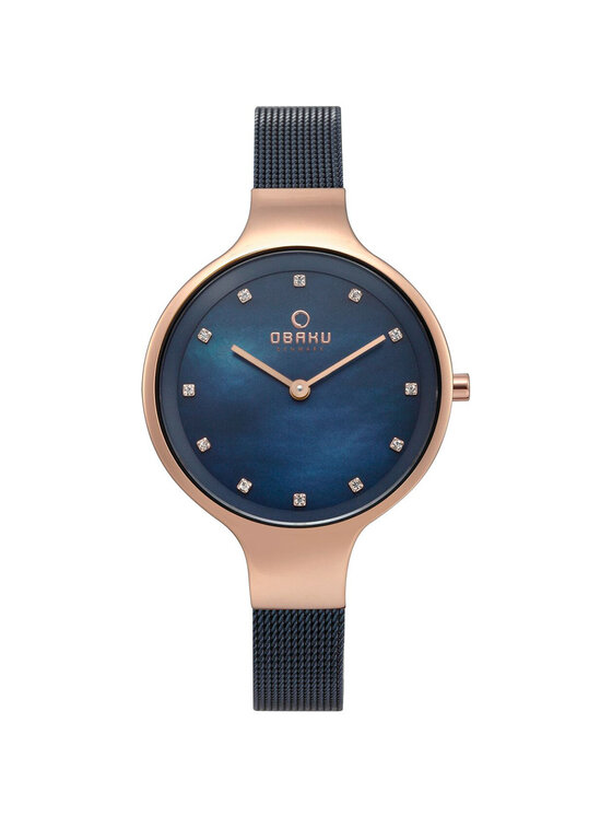 Obaku Obaku Hodinky V173LXVLML Modrá