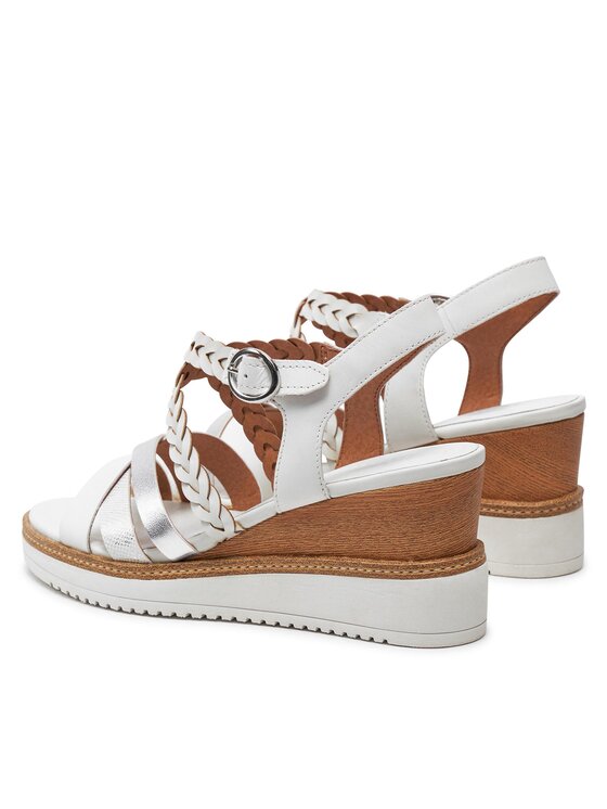 Tamaris Tamaris Sandály 1-28220-42 Bílá