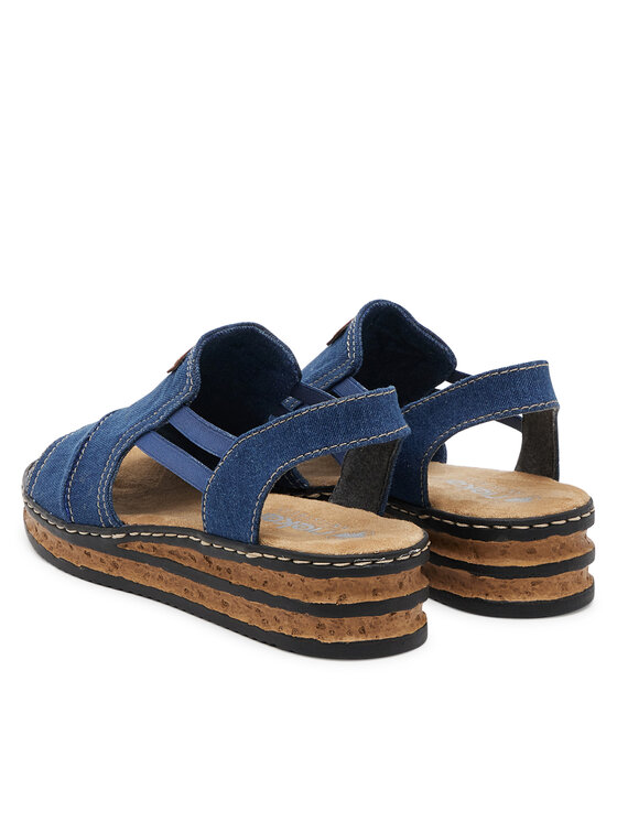 Rieker Rieker Sandale 62982-12 Tamnoplava