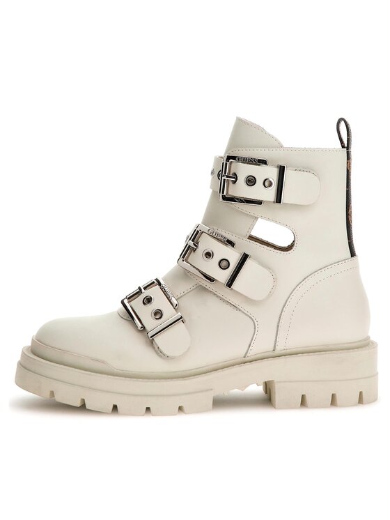 Guess Guess Botine FL7OBI LEA10 Écru