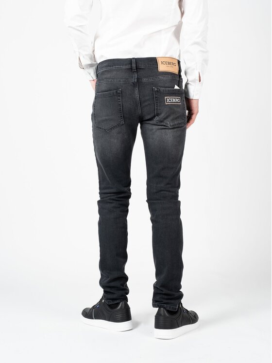 Iceberg Iceberg Τζιν 2SK26004 Μαύρο Skinny Fit