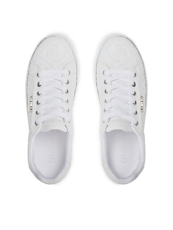 Guess Guess Сникърси Beckie10 FLPB10 FAL12 Бял