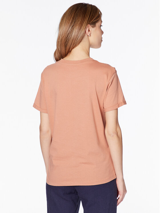 Roxy Roxy T-krekls Noon Ocean ERJZT05490 Oranžs Regular Fit
