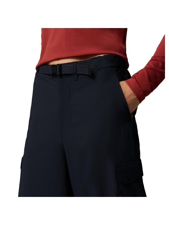 Columbia Columbia Spodnie outdoor Rail to Trail Wide Leg 2172502010 Czarny Relaxed Fit