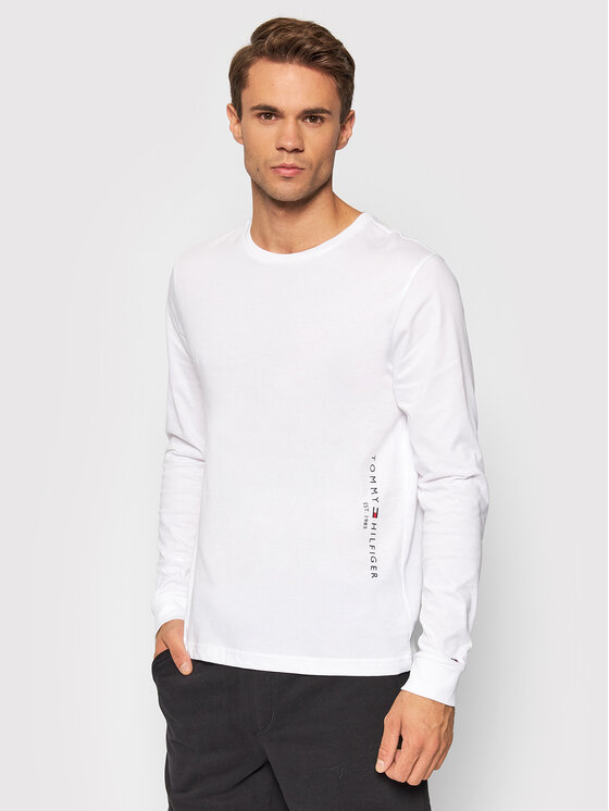 White tommy hilfiger long 2025 sleeve