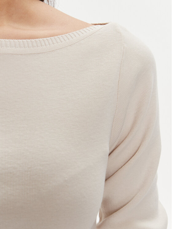 United Colors Of Benetton United Colors Of Benetton Пуловер 1091D1M09 Бежов Regular Fit