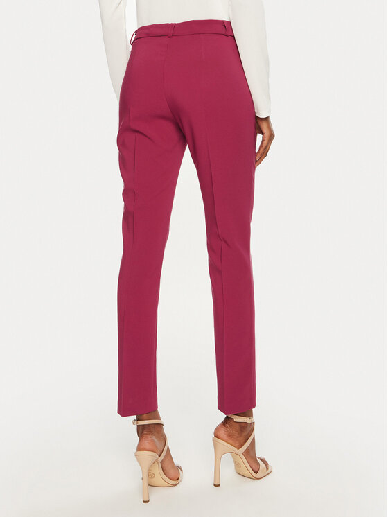 Rinascimento Rinascimento Szövet nadrág CFC0119993003 Rózsaszín Slim Fit