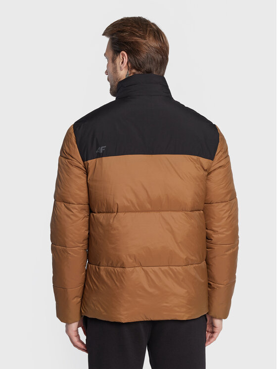 4F 4F Kurtka zimowa H4Z22-KUMP005 Brązowy Regular Fit