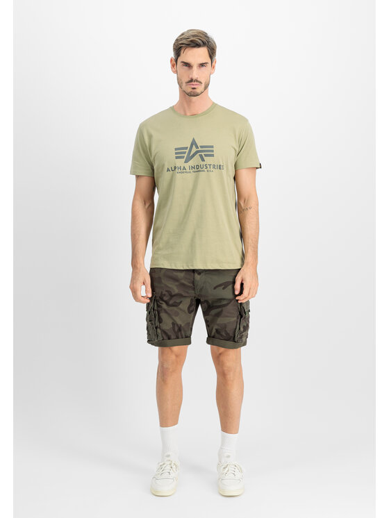 Alpha Industries Alpha Industries Szorty materiałowe AI.191201-415 Brązowy Regular Fit