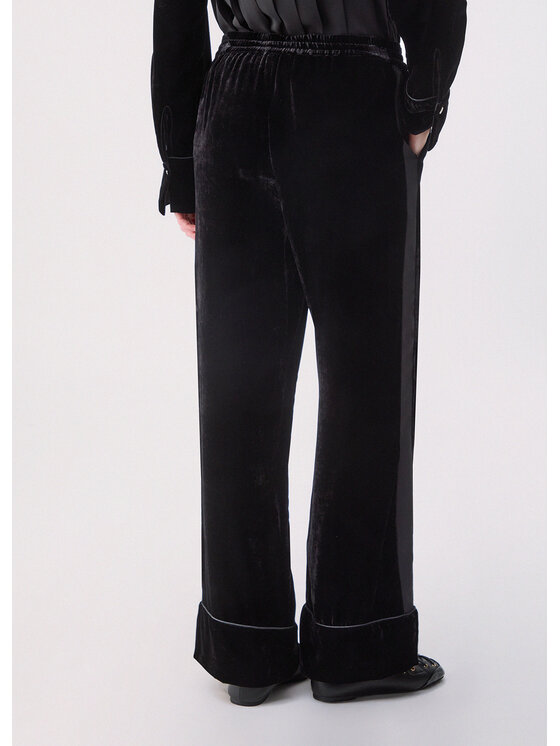 Liu Jo Liu Jo Pantalone da abito CF6204T655022222 Nero Regular Fit