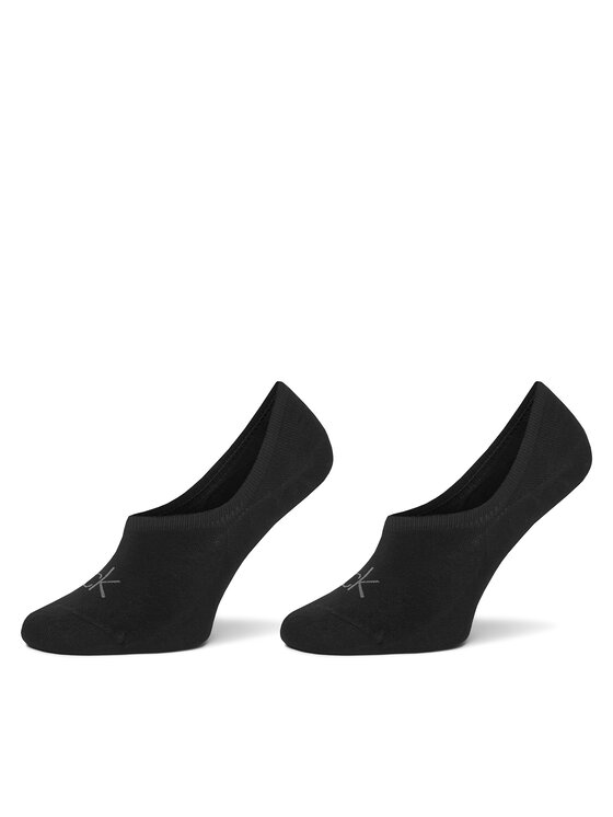 Calvin Klein Calvin Klein Набір з 2 пар жіночих підслідників 701228801 Чорний