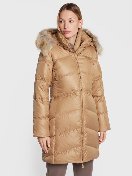 Női Pehelykabát Calvin Klein, Méret: S, Bézs, Essential K20K204953