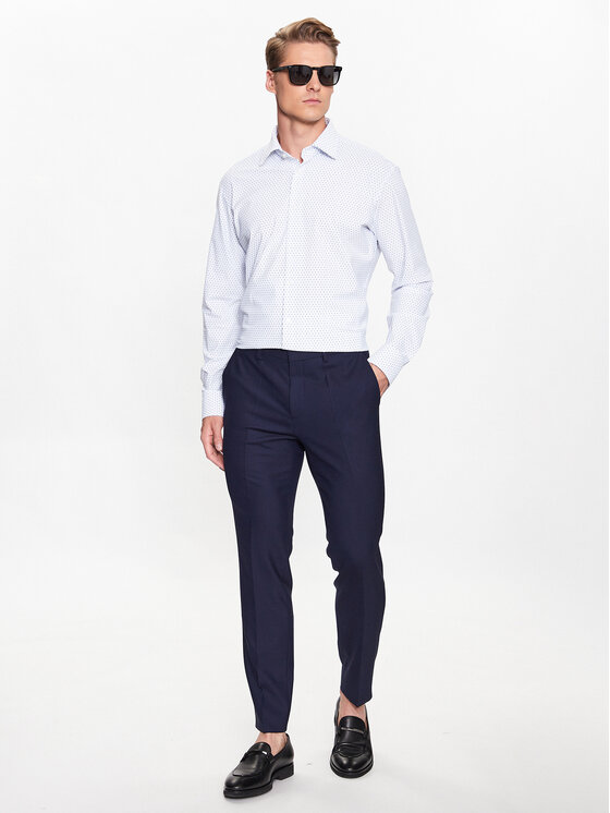 BOSS Boss Cămașă 50490348 Alb Regular Fit