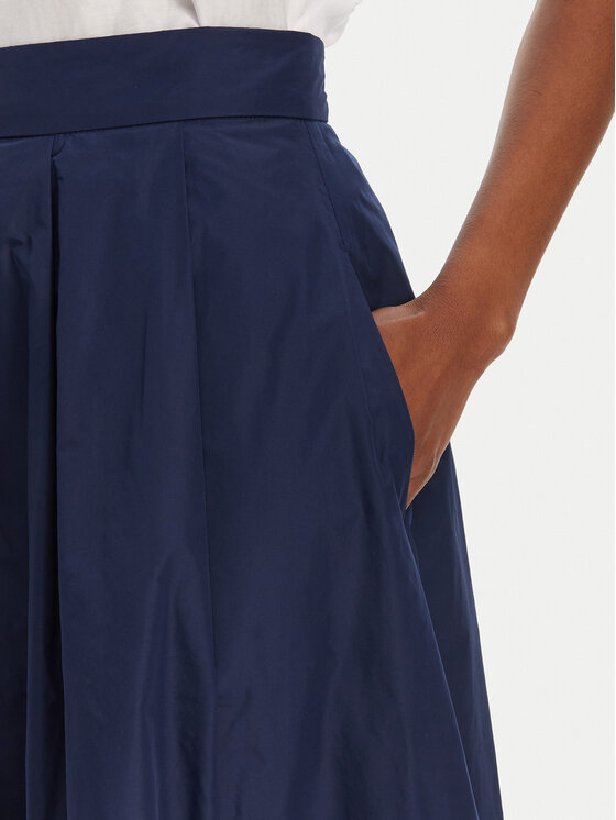 Marella Marella Trapezförmiger Rock Oporto 2515101012 Dunkelblau Regular Fit