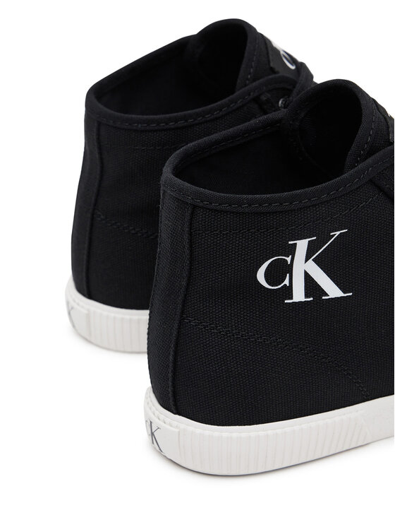 Calvin Klein Jeans Calvin Klein Jeans Sneakersy Ess Vulc Mid Cv Mg Wn YW0YW01761 Czarny